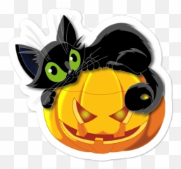 Pumpkin Cat - Happy Emoji