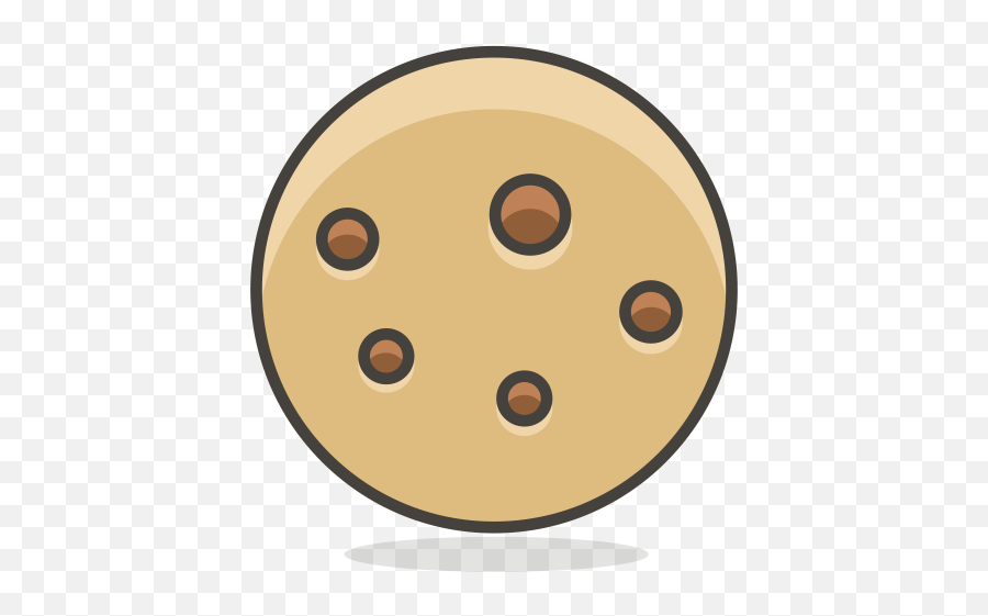 Biscuit Emoji Icon Of Colored Outline - Circle,Biscuit Emoji