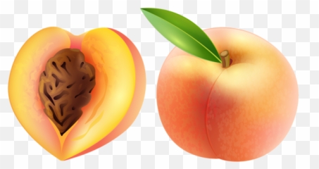 1263 Peach Free Clipart - Transparent Emoji