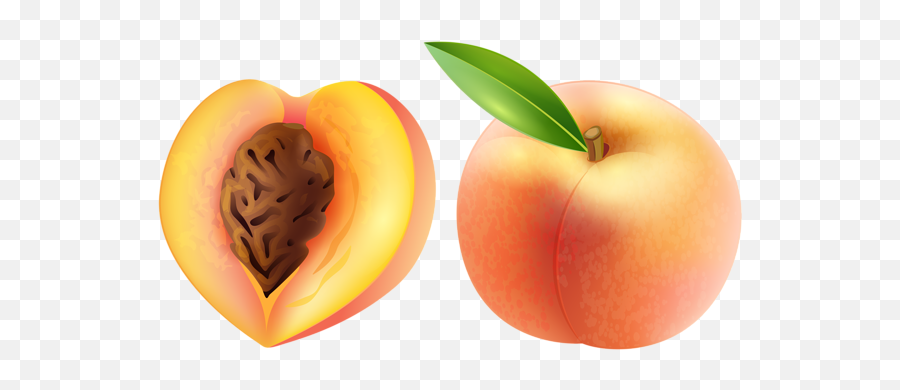 1263 Peach Free Clipart - Transparent Peach Clipart Emoji,Peach Emoji Png