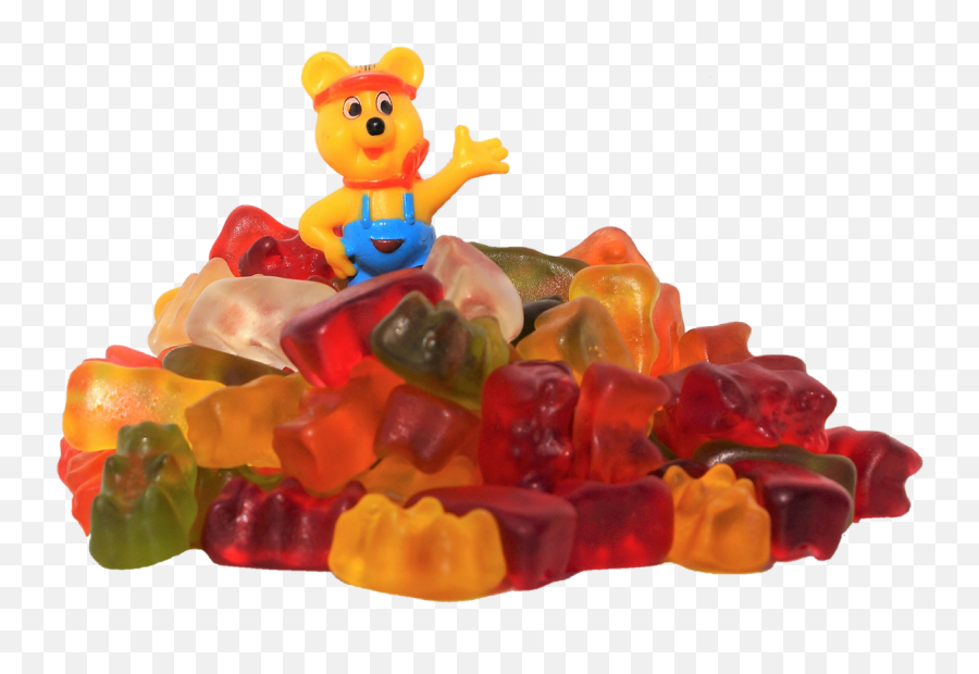 Gummi Bears Fruit Jelly Candy - Candy Haribo Png Emoji,Gummy Bear Emoji