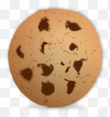 Chocolate Cookie - Transparent Background Cookie Clipart Emoji,Emoji Ice Cream Cake