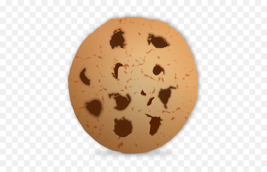 Chocolate Cookie - Transparent Background Cookie Clipart Emoji,Emoji Ice Cream Cake