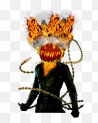 Ghost Rider Pumpkin - Ghost Rider Movie Png Emoji,Ghost Rider Emoji