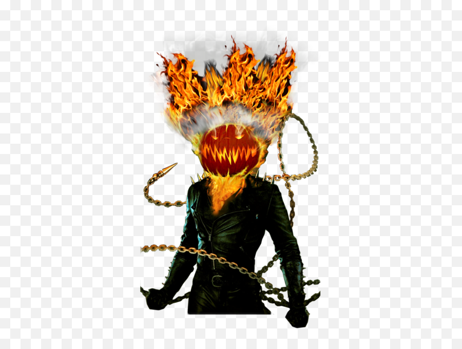 Ghost Rider Pumpkin - Ghost Rider Movie Png Emoji,Ghost Rider Emoji