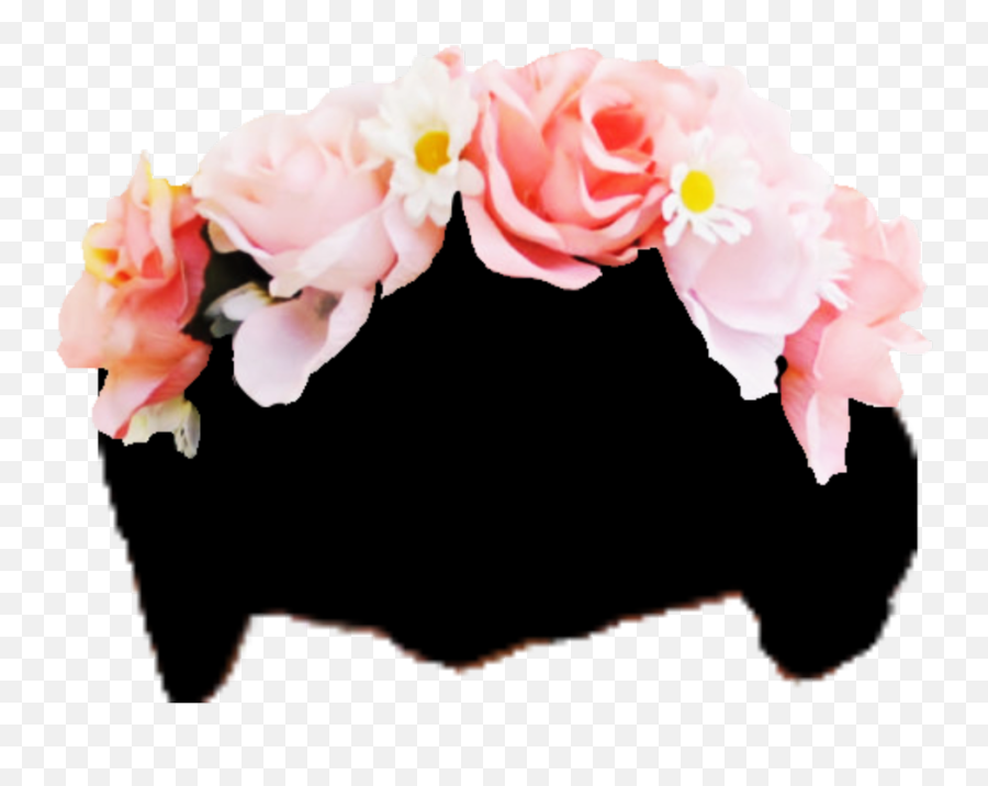 Aesthetic Flower Crown Transparent - Pink Flower Crown Png Emoji,Emoji With Flower Crown