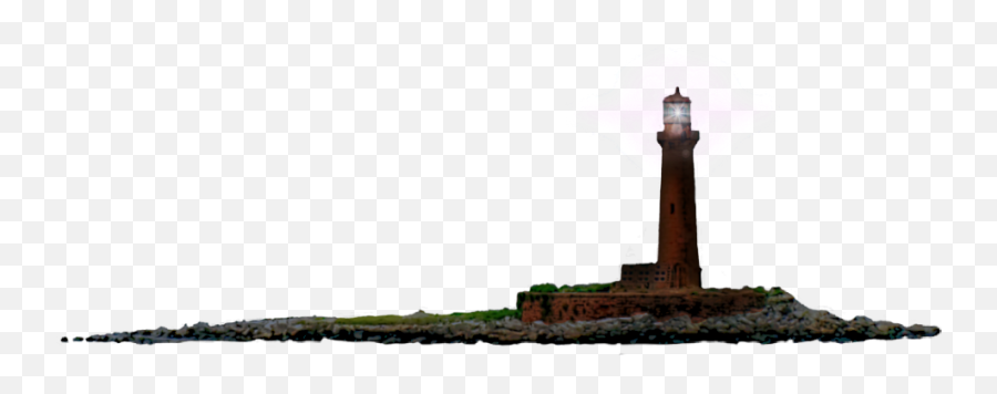 Lighthouse Night Light Sea Island Original Photography - Lighthouse Emoji,Lighthouse Emoji