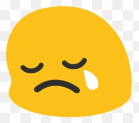 Emoticon Thinking Transparent Png - Sad Sticker Emoji