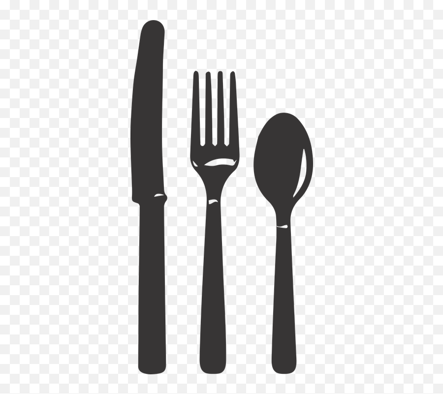 Free Spoon Fork Vectors - Vektor Sendok Dan Garpu Emoji,Steam Salty Emoticon