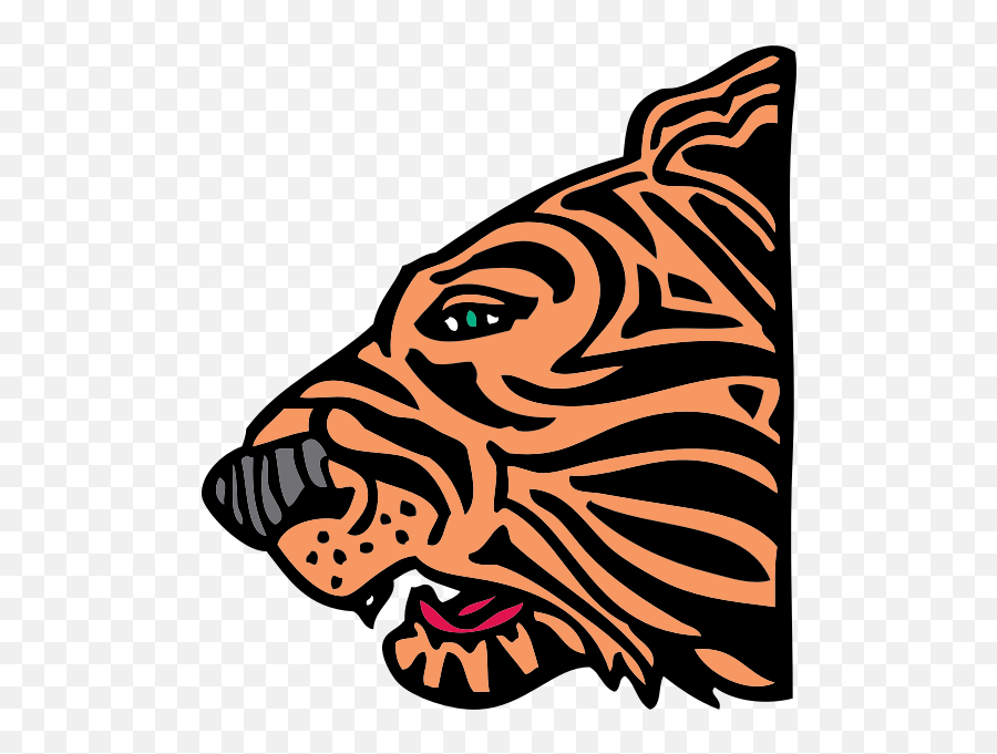 Tiger Head - Tiger Clip Art Emoji,Tiger Bear Paws Emoji