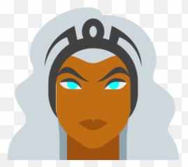 Storm Marvel Icon - Illustration Emoji