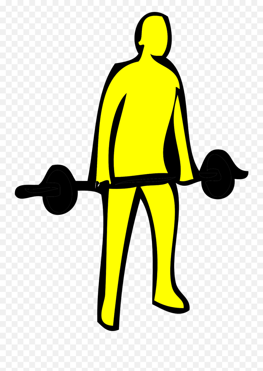 1280 - Drawing Of A Person Lifting Weights Clipart Full Drawing Of A Person Lifting Weights Emoji,Weights Emoji
