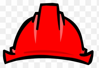 Clipart Man Hard Hat - Red Helmet Club Penguin Emoji