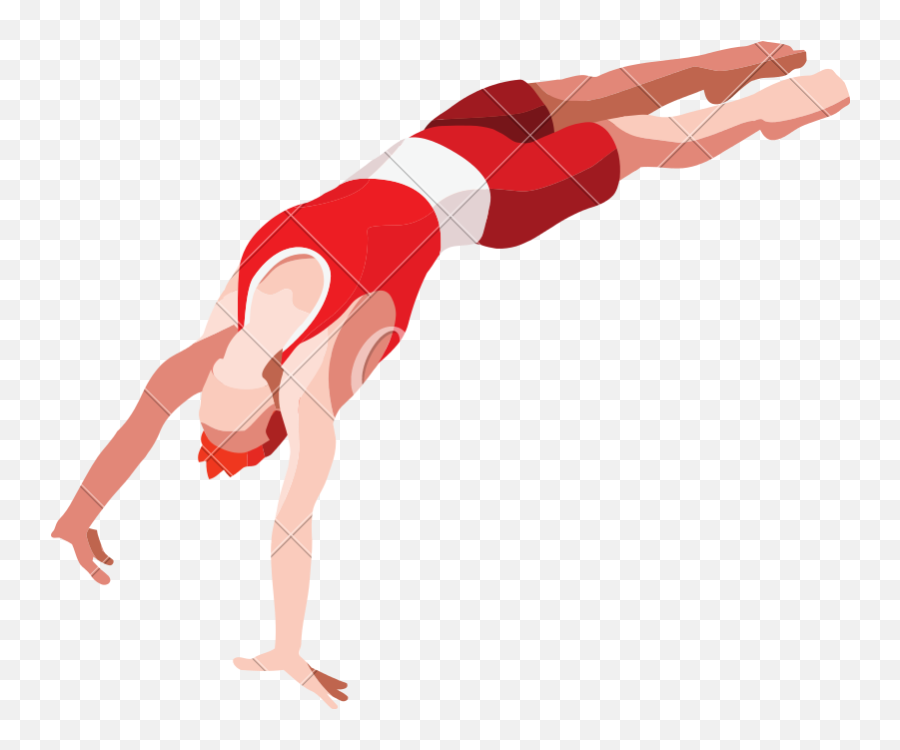 Gymnast Vector Gymnastics Vault - Artistic Gymnastics Emoji,Gymnast Emoji