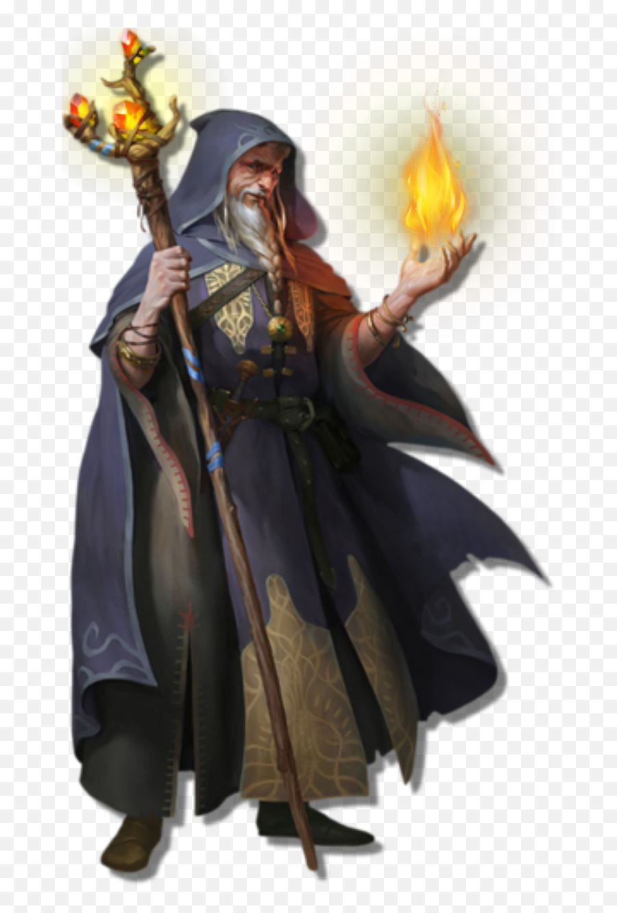 Man Male Guy Dude Wizard Sorcerer Magic Magician Fantas - Wizard Png Emoji,Magician Emoji