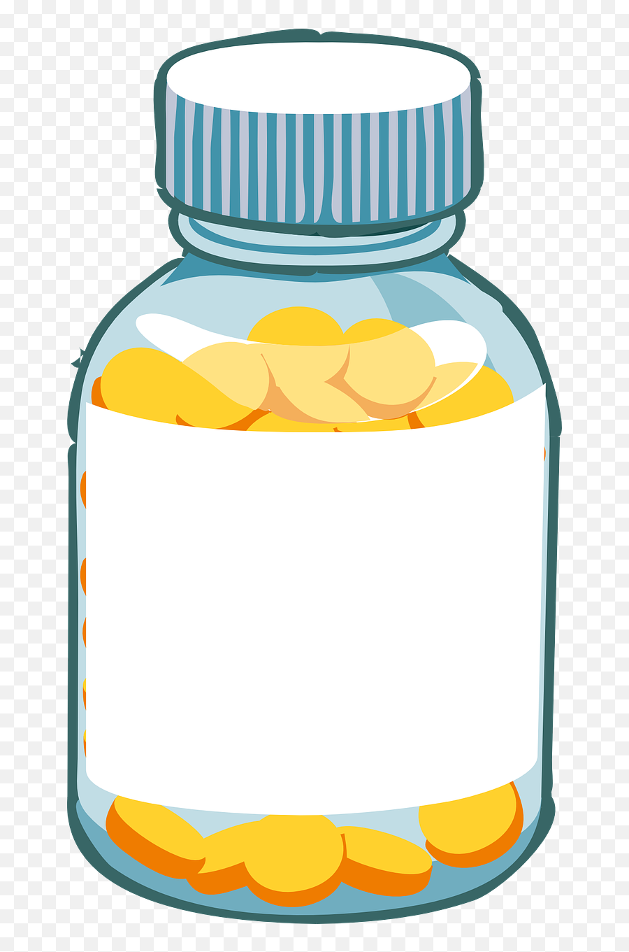 Jar Pills Closed Nutrition Medicine - Pill Bottle No Background Emoji,Honey Pot Emoji