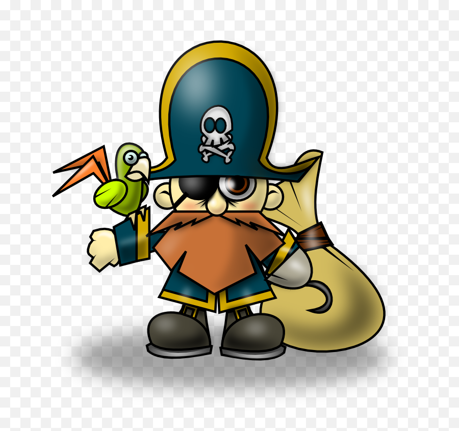 Pirate Clipart Clipartion Com 3 - Clipartix Cute Pirate Clip Art Emoji,Emoji Pirate