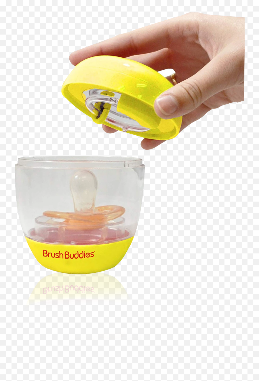 Brush Buddies Uv Pacifier Nipple Sanitizer - Lemon Emoji,Pacifier Emoji