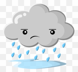 Free Rain Clipart Transparent Download Art - Cartoon Background Emoji