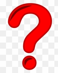 Free Transparent Question Mark Gif Download Clip Art - Red Emoji