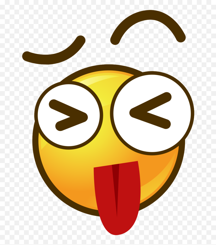 Free Emoji Circle Face Tongue Png With - Emoji,Tongue Emoji Png