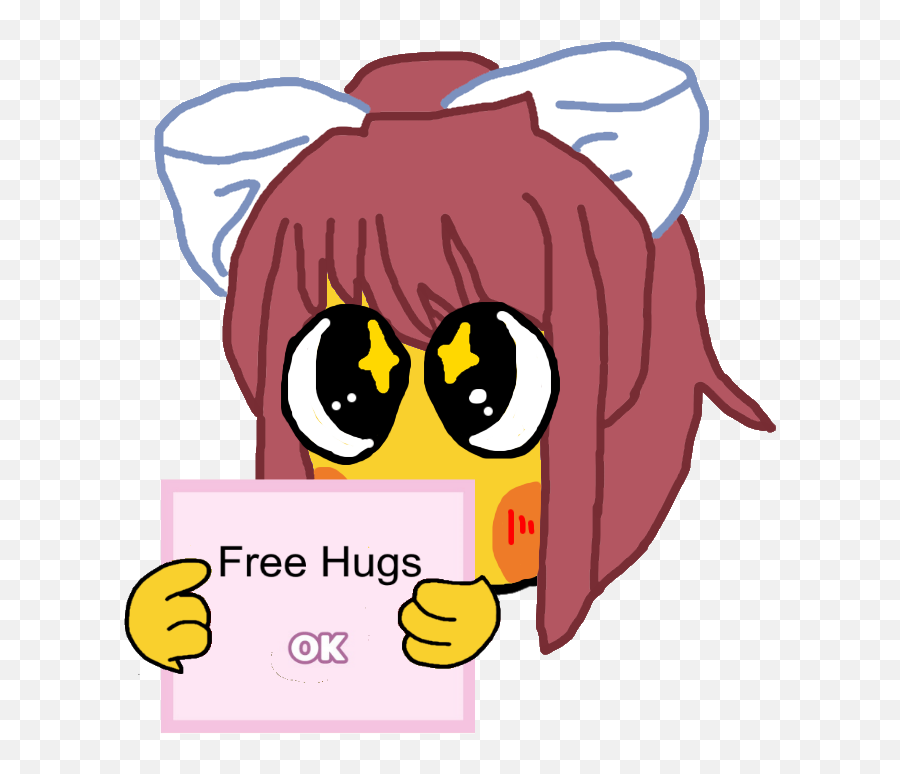 Hug Sign Emoj - Ika Would You Like One Ddlc Bonk Emoji Transparent Ong,Emoji For Hugs