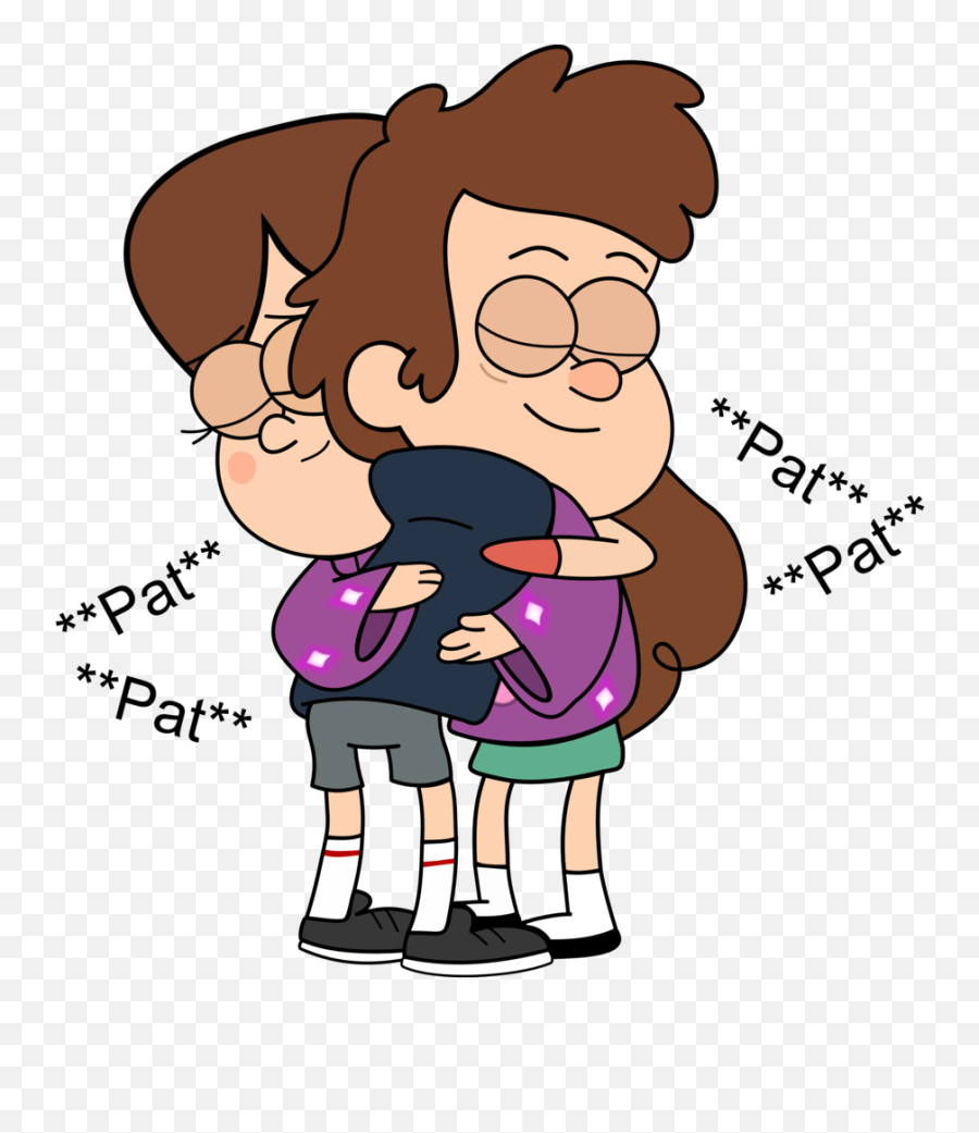 Hug Clipart Transparent - Dipper And Mabel Hug Emoji,Hugs Emoji Android