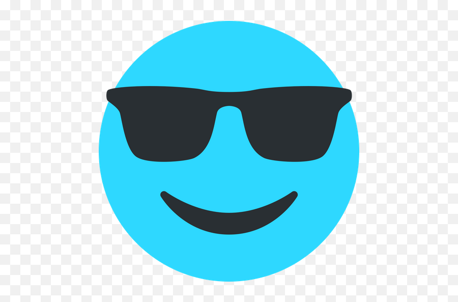 Cool Emoji Icon Of Flat Style - Available In Svg Png Eps Happy,Ok Cool Emoji