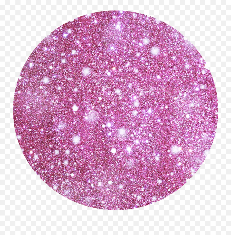 Circlesticker Circlepng Pink Glitter - Glitter Wallpaper Phone Emoji,Sparkly Emoji