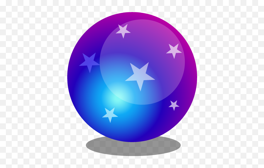 Magic Ball Transparent Png Clipart - Magic Ball Icon Emoji,Magic Ball Emoji