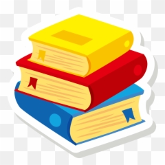 Book Reading Illustration - School Png Emoji