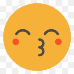 Kiss Emoticons Emoji Feelings Smileys Icon - Smiley Facebook Emoji,Kissing Face Emoji