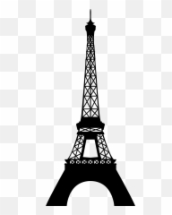 Eiffel Tower Clipart No Background - Eiffel Tower Silhouette Png Emoji,Eiffel Tower Emoji