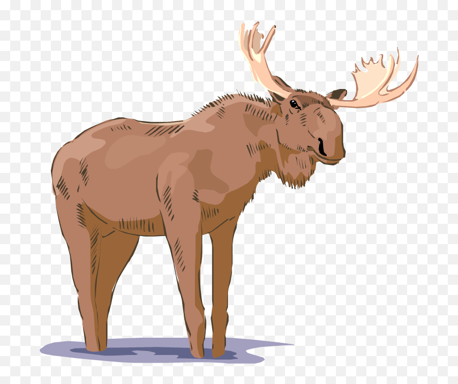 Free Moose Clipart 7 - Clip Art Emoji,Moose Emoji