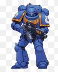 Space Marine Stickers For Android Ios - Warhammer Space Marine Cartoon Emoji,Warhammer Emoji