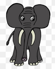 Elephant Clip - Clip Art Wild Animals Emoji,Elephant Emojis
