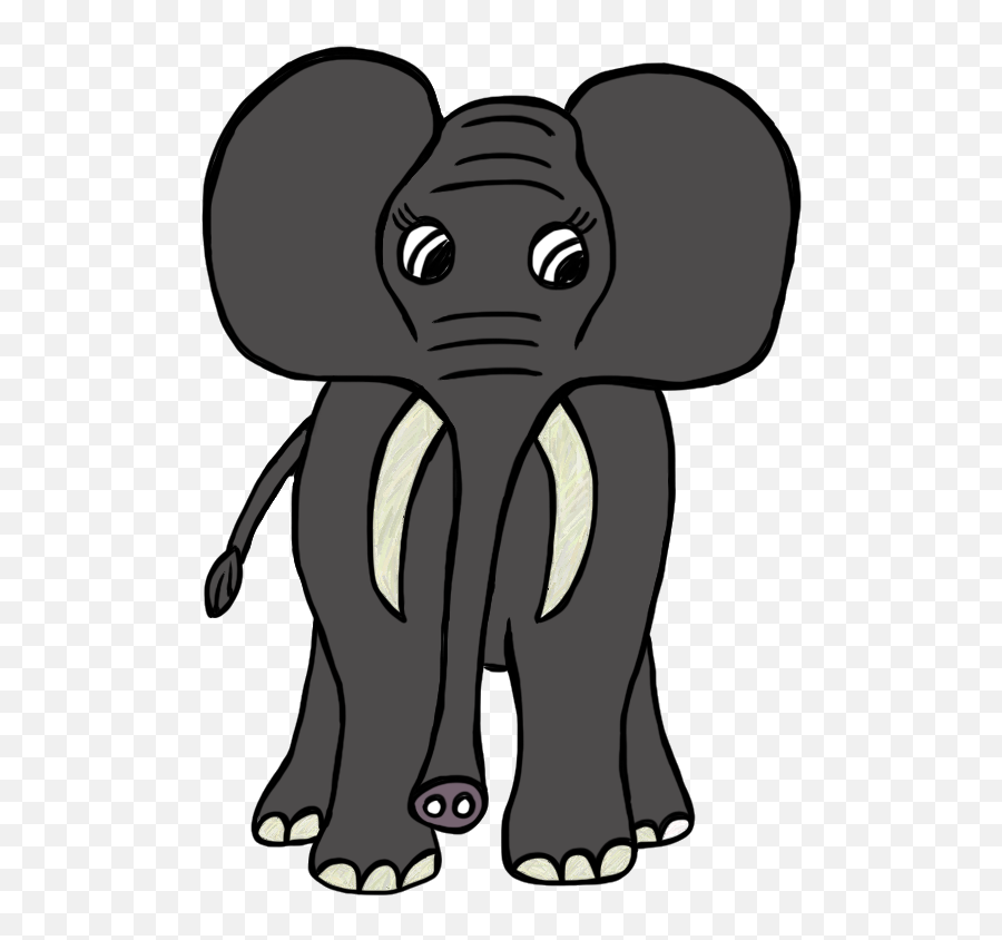 Elephant Clip - Clip Art Wild Animals Emoji,Elephant Emojis