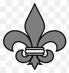 Fleur De Lis Clip Art Images Illustrations Photos 3 - Gray Fleur De Lis Emoji,Fleur De Lis Emoji