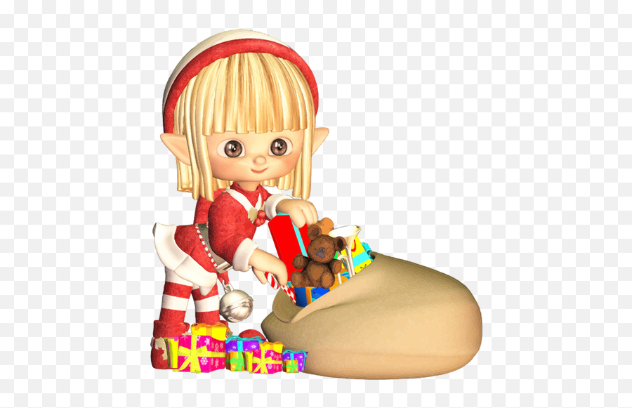 Christmas Elf Drawing - Christmas Elf Blonde Girl Emoji,Emoji Christmas Decorations