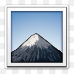 Mount Fuji - Roller Coaster Emoji Transparent