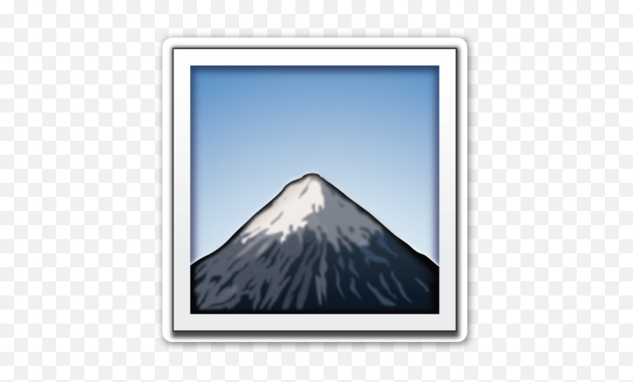 Mount Fuji - Roller Coaster Emoji Transparent,Emoji Mountain