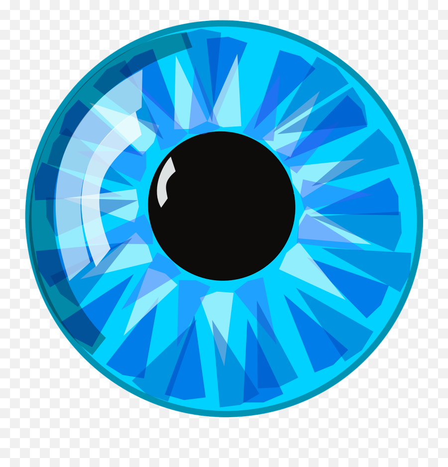 Eye Blue Pupil Eyeball Iris - Blue Eyes Clip Art Emoji,Hippo Emoticon