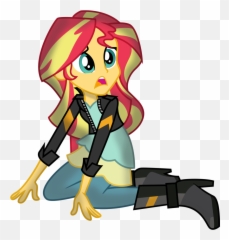 Surprise Clipart Worried Face - Mlp Equestria Girls Sunset Shimmer Gamer Emoji