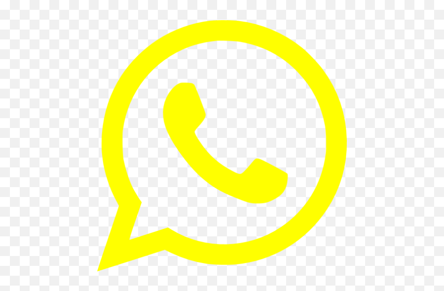 Yellow Whatsapp Icon - Whatsapp Icon Yellow Png Emoji,Whatsapp Emoticon Puzzle
