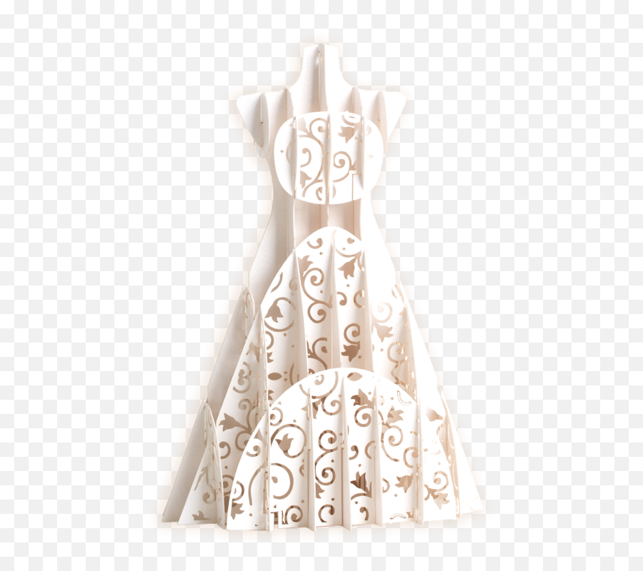 Wedding Dress Pop Up Card - Illustration Emoji,Emoji Wedding Dress