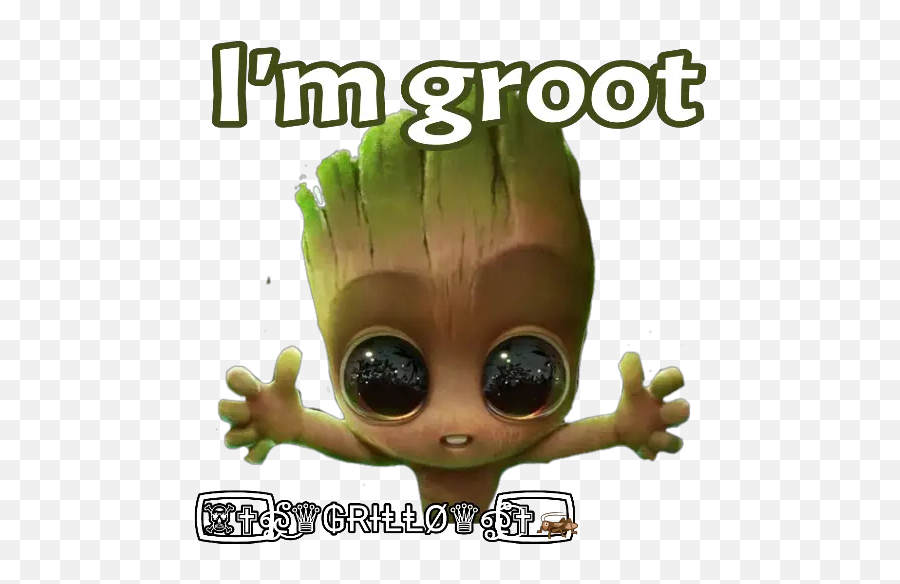 Stickers For Whatsapp - Groot Hd Cute Emoji,Groot Emoji