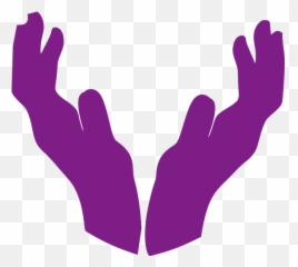 Open Hand Clipart Png - White Praying Hands Emoji