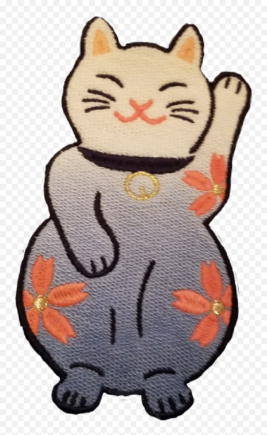 Cat Luckycat Goodluck Japanese Japanese Luckycat Sakura - Cartoon Emoji,Cat Japanese Emoji