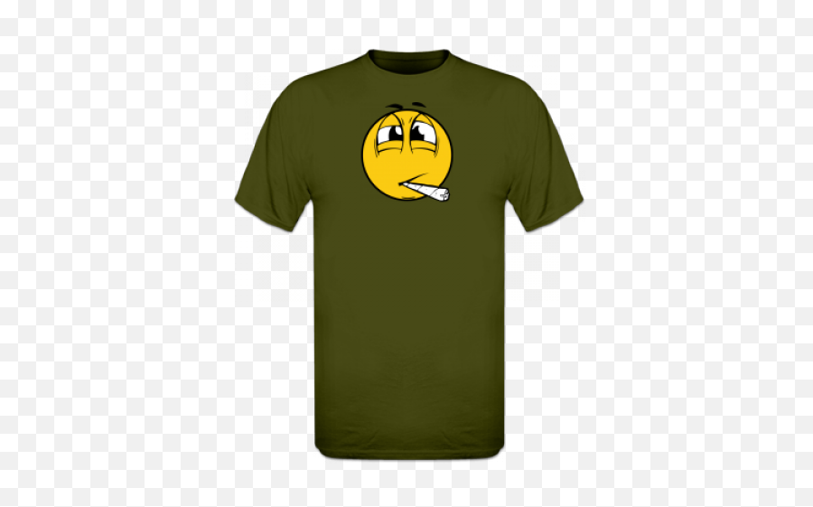 Stoned Smiley Face T - Shirt Steak And Blowjob Day Shirt Emoji,Smoking Emoticon