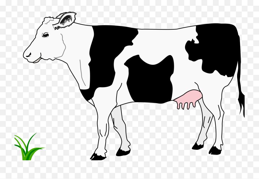 Cow Clipart Black And White Png - Cow Clipart Black And White Emoji,Cow Emoji Png